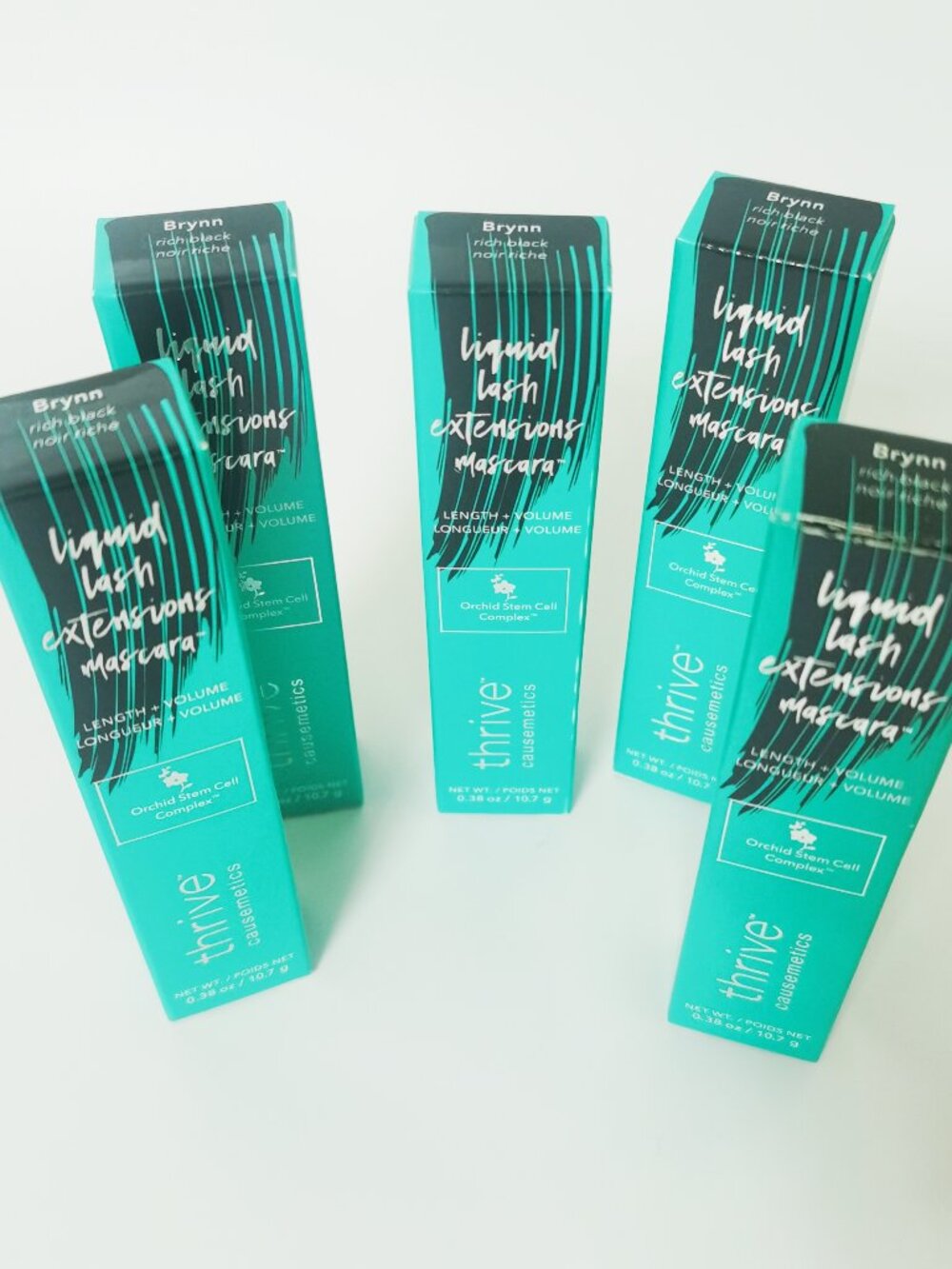 Mascara 5pcs Thrive Causemetics Black Liquid lash Extensions Brynn Full Size New